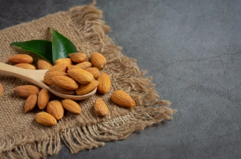 A bowl of almonds